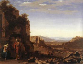 科內 凡 普倫堡 Rest On The Flight Into Egypt 科內 凡 普倫堡 Rest On The Flight Into Egypt